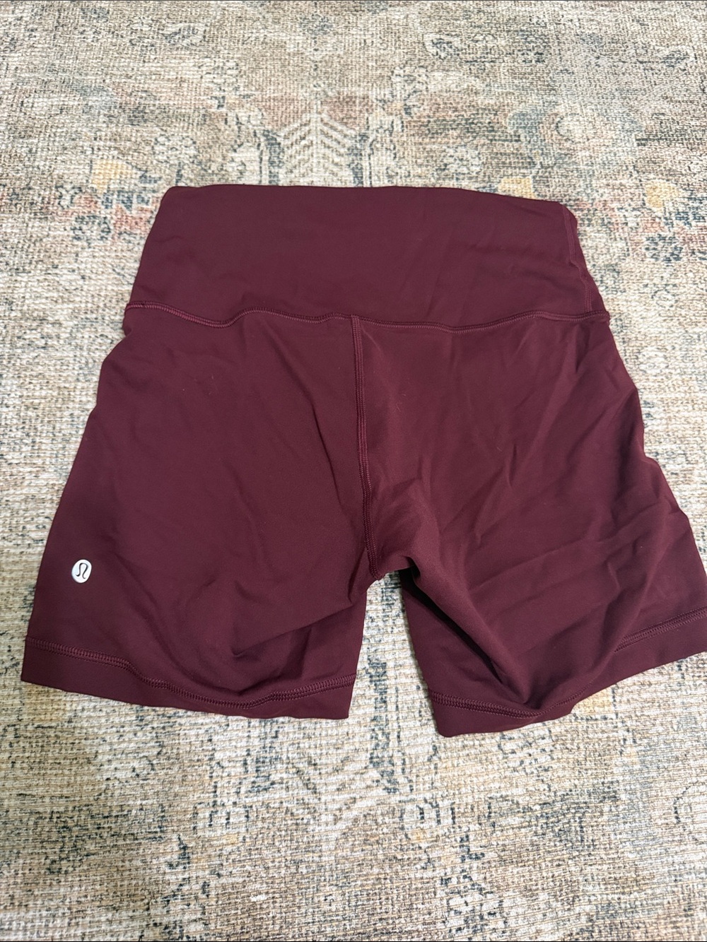 lululemon athletica Deep Maroon High-Rise Bike Shorts